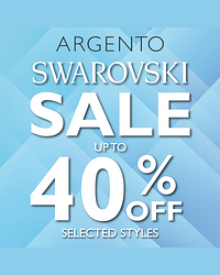 SWAROVSKI SUMMER SALE at Argento 