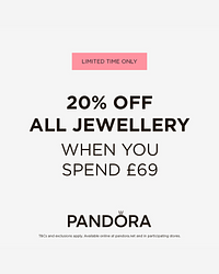 Get 20% Off all Jewellery when you Spend £69