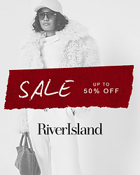 Up to 50% off at River Island 