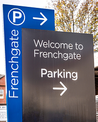 Roof Top Car Park Entrance & Exit Closed